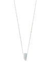 Pilgrim Throat Chakra Amazonite Necklace, Silver