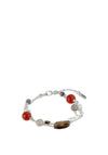 Pilgrim Verdandi Beads and Pendants Bracelet, Silver