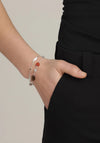 Pilgrim Verdandi Beads and Pendants Bracelet, Silver
