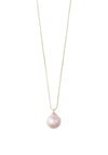 Pilgrim Water Freshwater Pink Pearl Drop Necklace, Gold