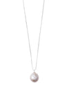 Pilgrim Water Freshwater Pink Pearl Drop Necklace, Silver
