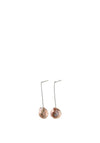 Pilgrim Water Freshwater Pink Pearl Drop Earrings, Silver