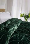 The Lyndon Company Pintuck 230x200cm Bedspread, Forest