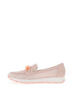 Pitillos Mesh Panel Loafers, Blush