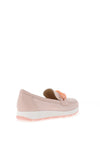 Pitillos Mesh Panel Loafers, Blush
