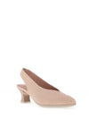 Pitillos Embossed Sling Back Low Heels, Blush