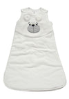 Pitter Patter Bear Snuggle Sleeping Bag, White