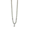 Absolute Pearl Crystal Bead Necklace, White