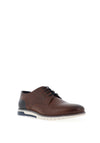 Paul O Donnell by POD Cillian Leather Casual Shoe, Brown