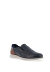 Paul O Donnell by POD Cooper Slip-On Shoe, Navy & Tan
