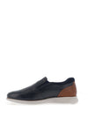 Paul O Donnell by POD Cooper Slip-On Shoe, Navy & Tan