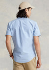 Ralph Lauren Slim Short Sleeved Oxford Shirt, Light Blue