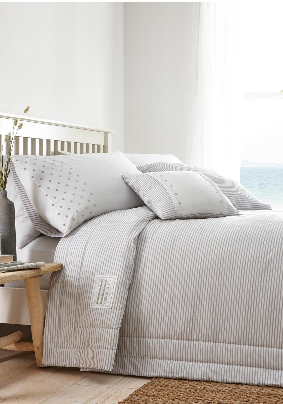 Portfolio New England Bed Throw, Grey
