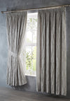 Portfolio Oak Tree 66x72 Pencil Pleat Lined Curtains, Silver Grey