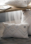 Portfolio Amara Feather Boud Cushion, Cream