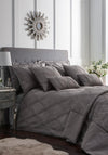 Portfolio Home Orlando Duvet Cover Set, Charcoal