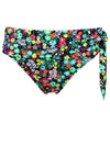 Pour Moi? Heatwave Floral Fold Over Tie Bikini Bottoms, Multi