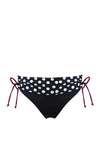 Pour Moi Sea Breeze Spot Fold Over Brief, Black Multi