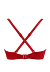Pour Moi Space Frill Underwired Bikini Top, Red