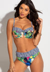 Pour Moi Havana Breeze Tropical Bikini Briefs, Navy Multi