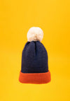 Powder Bonnie Bobble Hat, Navy Multi