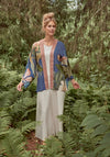 Powder Delicate Tropics Kimono Jacket, Indigo