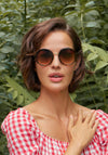 Powder Maribella Sunglasses, Tortoise Shell