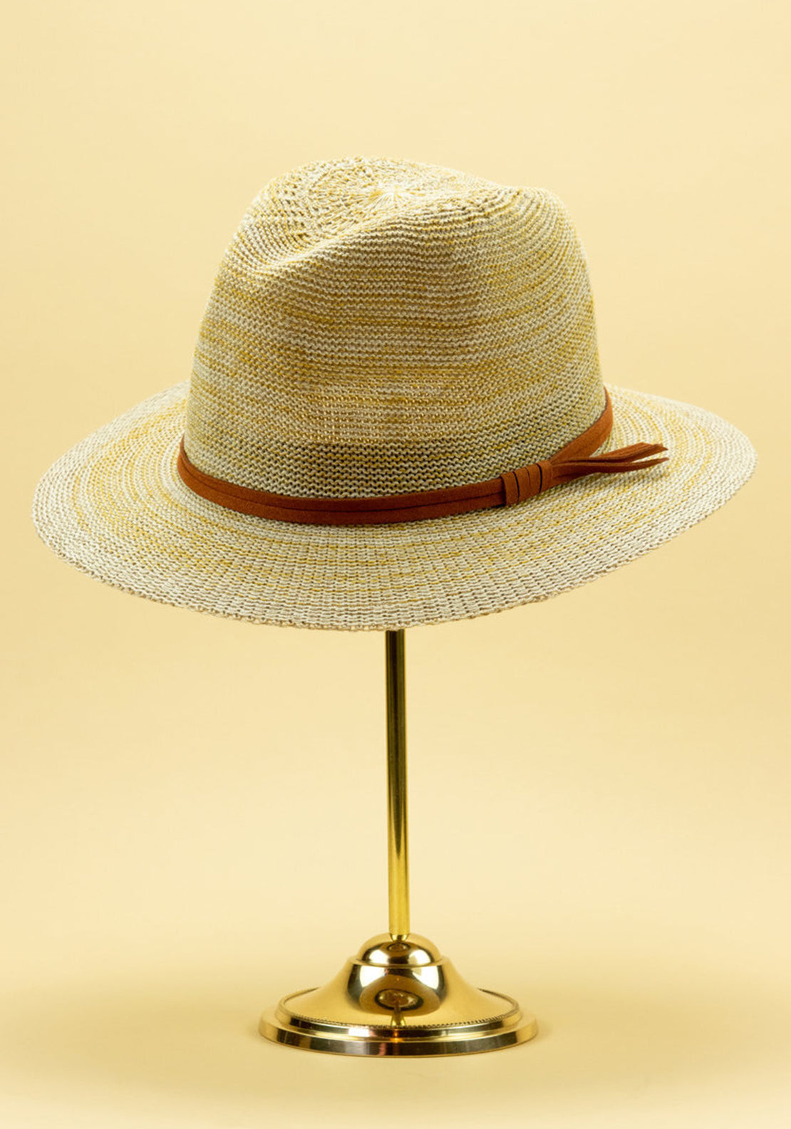 Powder Natalie Fedora Hat, Ochre
