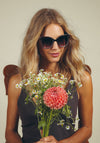 Powder Rochelle Sunglasses, Cappuccino