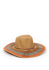 Powder Ava Stripe Sun Hat, Natural