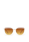 Powder Carla Sunglasses, Nude