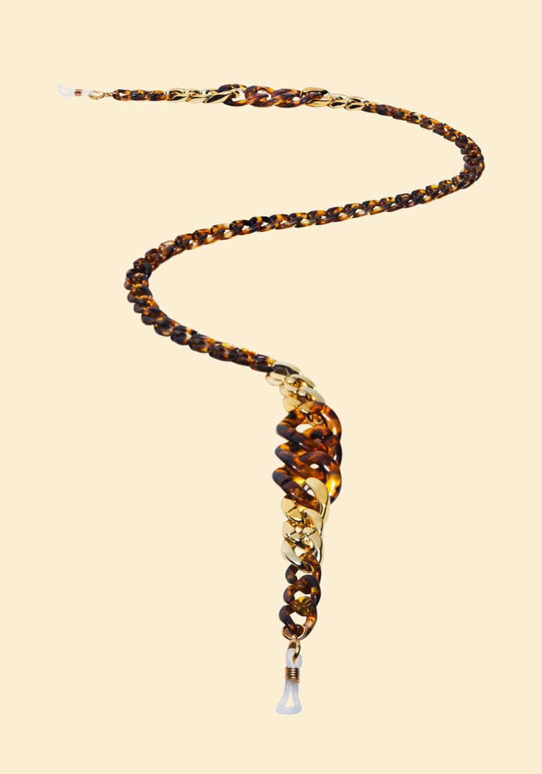Powder Sunglasses Chain, Tortoise Shell