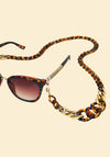 Powder Sunglasses Chain, Tortoise Shell