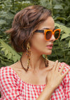 Powder Sunglasses Chain, Tortoise Shell