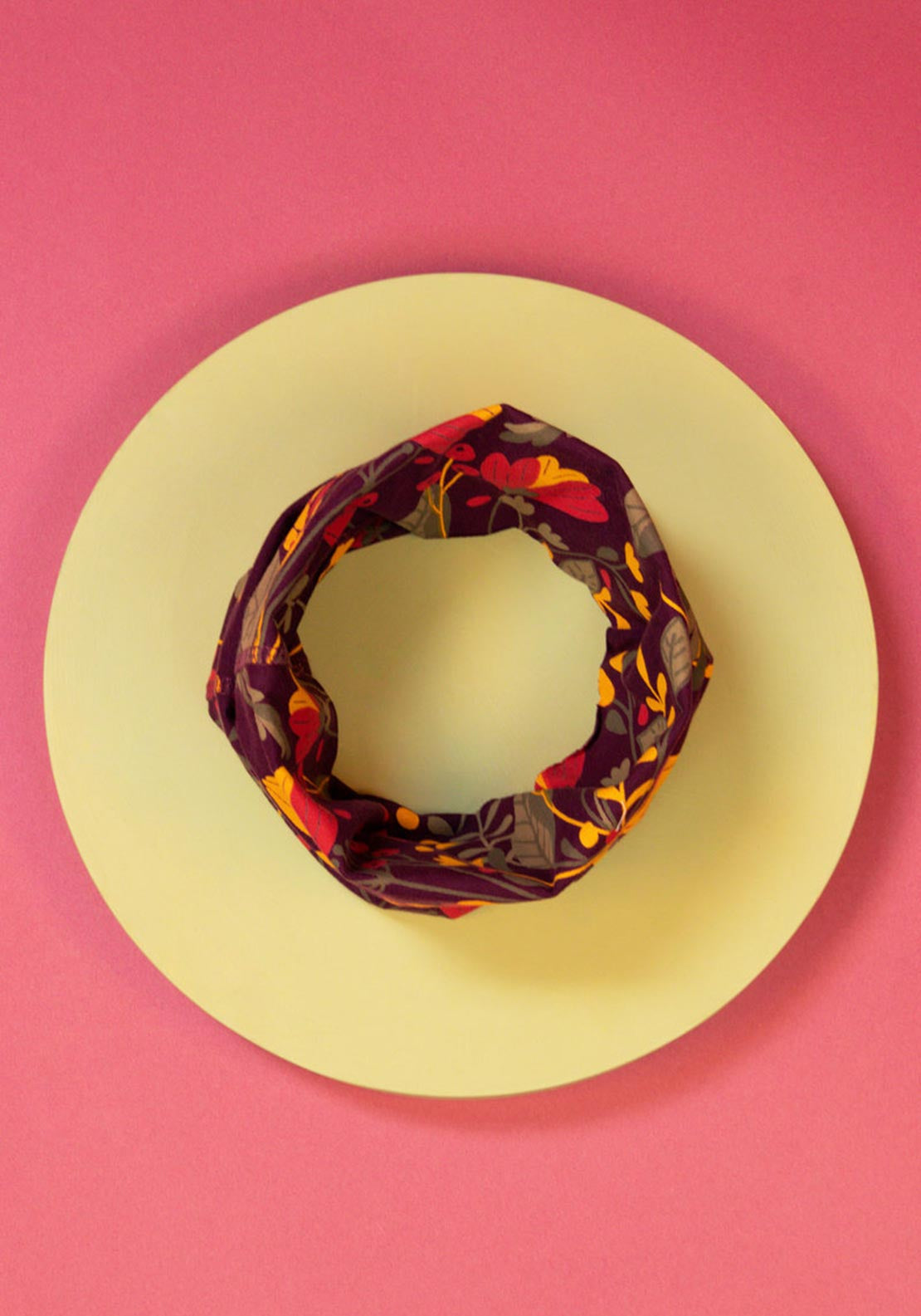 Powder Floral Damson Multiway Band, Purple Multi