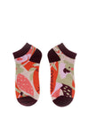 Powder Modern Parrot Trainer Sock, Orange