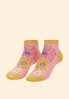 Powder Flower Heads Trainer Socks, Petal