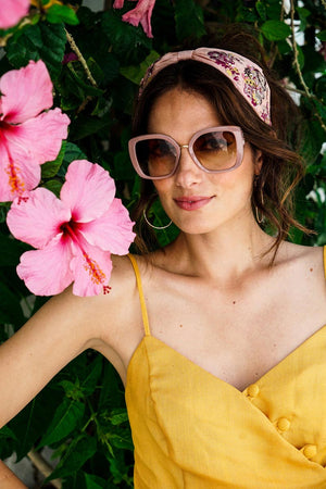 Powder Serenity Sunglasses, Pink