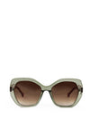Powder Brianna Sunglasses, Olive