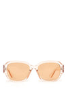 Powder Layla Sunglasses, Nude & Clear