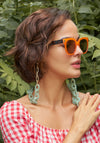 Powder Sunglasses Chain, Block Jade
