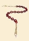 Powder Sunglasses Chain, Block Ruby