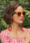 Powder Sunglasses Chain, Block Ruby