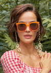Powder Sunglasses Chain, Block Taupe