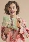 Powder Velvet Zip Cockatoo Pouch, Sage