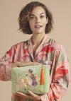 Powder Velvet Vanity Bag Cockatoo, Sage