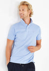 Eden Park Stretch Pima Cotton Polo Shirt, Light Blue