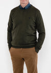 Pre End Hampton Sweater, Forest Green Mix