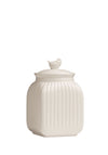 Mrs Henderson Storage Canister, Cream Dolomite, Small