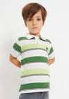 Mayoral Boys Striped Polo Shirt, Croma